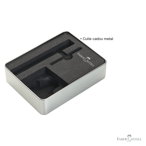 Cutie cadou metalica Faber-Castell pentru 1 instrument de scris, 1 cerneala si 1 convertor, set cadou premium [2]