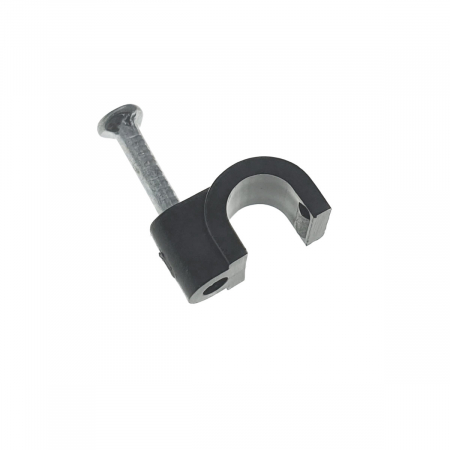 Cutie cu 100 bucati cleme cablu 5mm, Lanberg 41827, pentru prindere si fixare, negre [5]