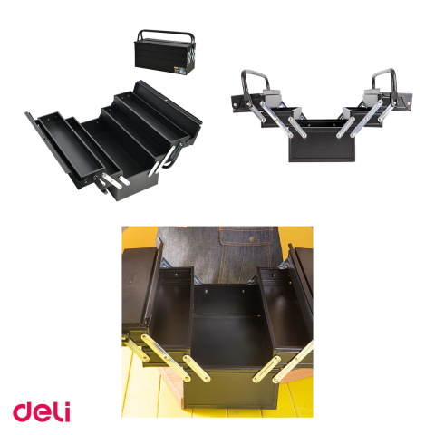 Cutie Deli, din metal, pentru scule, maner 3 nivele, 450x200x220 mm [3]