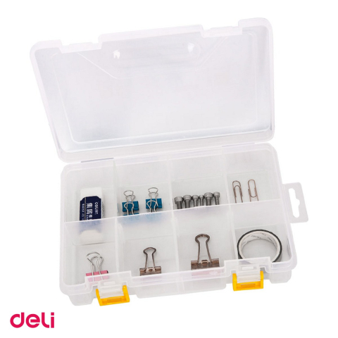 Bricolaj - Cutie Deli, din plastic, pentru depozitare scule, cu interior adaptabil, mica 1, 200x135x45 mm