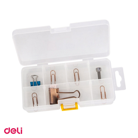 Cutii pentru scule si unelte - Cutie Deli, din plastic, pentru depozitare scule, cu interior adaptabil, mica 2, 138x70x30 mm