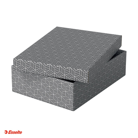 Cutie depozitare Esselte Home Recycled, S- cadou, carton, gri [4]