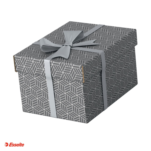 Cutii depozitare - Cutie depozitare Esselte Home Recycled, S, carton, gri