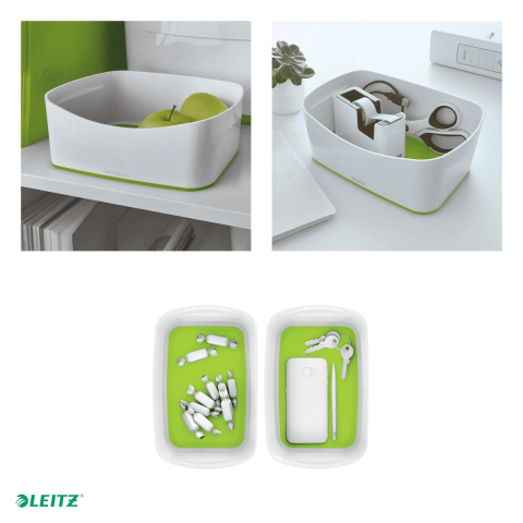 Cutie depozitare Leitz WOW MyBox, 24x9x16 cm, verde [3]