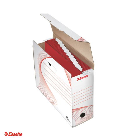 Cutie depozitare si arhivare Esselte Standard, pentru dosar suspendabil, carton, pentru transport, alb [3]