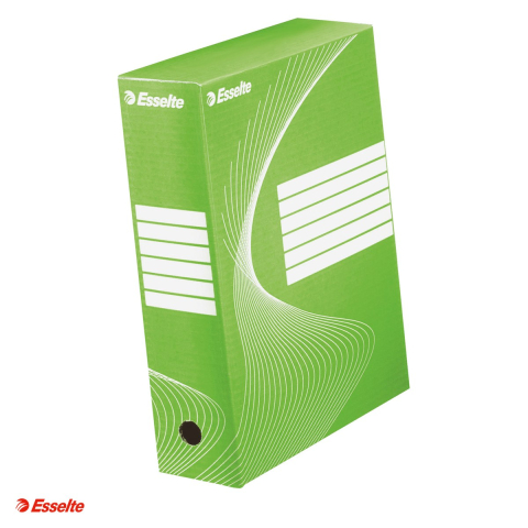Cutii depozitare - Cutie depozitare si arhivare Esselte Standard VIVIDA, carton, 100 mm, verde