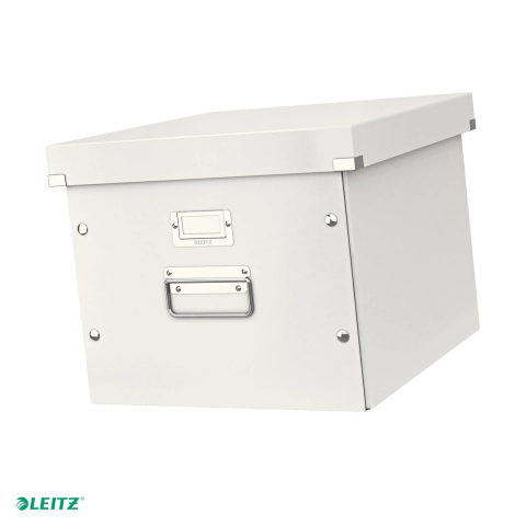 Cutie Leitz Click & Store pentru dosare suspendabile WOW, capacitate de 15 dosare suspendabile, pentru arhivare, alb [0]