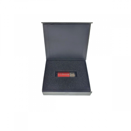 Cutie personalizabila Platinet Pendrive Box 45161, 115x100x26mm, pentru memorie USB, inchidere magnetica, neagra [3]