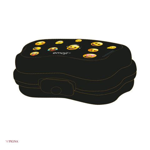 Cutii pentru alimente - Cutie sandwich Pigna Emoji, din plastic