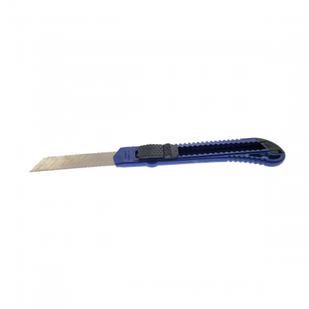 Instrumente de taiere - Cutter FS-11469BL, cu lama 80x18mm si maner plastic 150mm, albastru