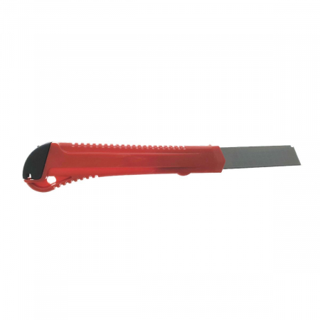 Cutter FS-11469BL, cu lama 80x18mm si maner plastic 150mm, rosu [1]