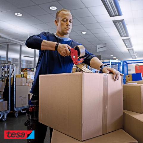 DERULATOR BANDA + BANDA ADEZIVA TESA 50M 48MM [3]