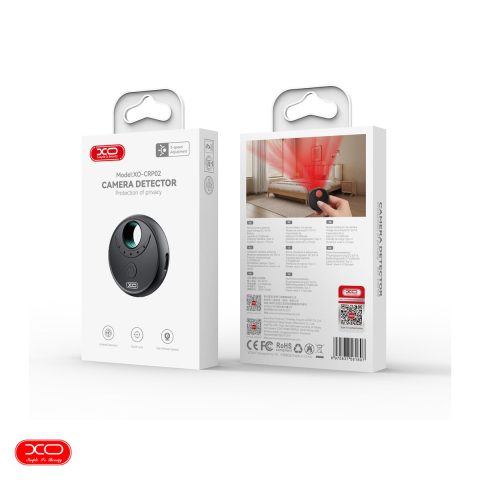 Detector de camere XO CRP02, echipat cu senzori pentru detectarea dispozitivelor de supraveghere, a dispozitivelor de ascultare si a altor sisteme electronice de monitorizare, Negru [3]