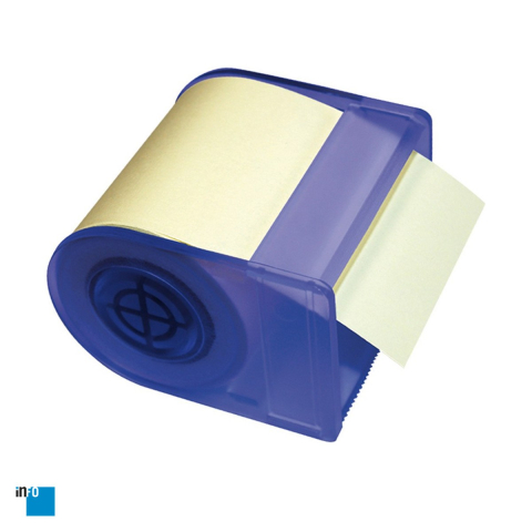 Birotica papetarie - Dispenser notes adeziv in rola inFO, 60 mm x 10 m, galben pal