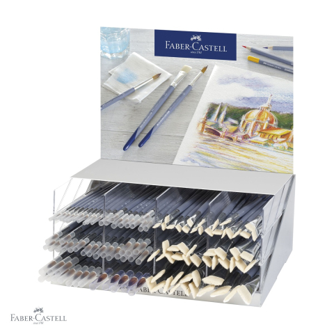 Pensule - Display 110 pensule Creative Studio Faber-Castell, set profesional pentru desen si pictura