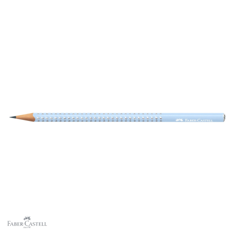 Display 144 creioane grafit Faber-Castell Sparkle Harmony 2024, forma triunghiulara ergonomica, negru/albastru/roz [3]