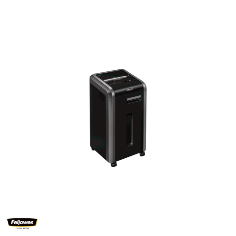 Distrugator de documente Fellowes 225Ci, taiere cross-cut P-4 in particule de 4x38 mm, 24 coli, cos de 60 l, functionare continua, pentru peste 5 utilizatori, 785x454x435 mm [3]