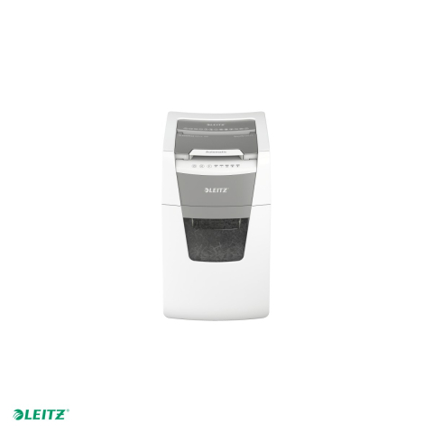 Distrugator documente automat Leitz IQ Office, P5, micro-cut (particule), taiere 150 coli, cos 44l, alb [4]