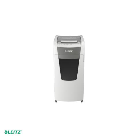 Distrugator documente automat Leitz IQ Office, P5, micro-cut (particule), taiere 600 coli, cos 110l, alb [4]