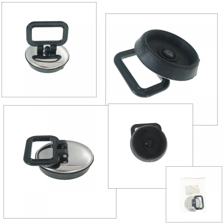Dop de chiuveta cromat universal, pentru scurgeri cu diametru intre 42mm si 45mm, cu maner de prindere [4]