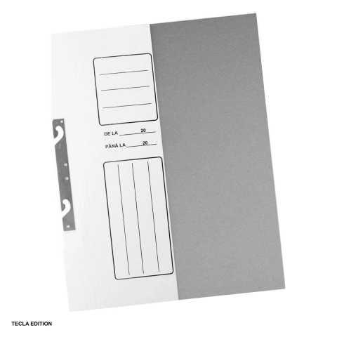 Dosare carton - Dosar A4, din carton duplex, incopciat 1/2, 225 g/mp, alb