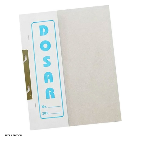 Dosare carton - Dosar carton Gold, incopciat 1/2, 230 g/mp, alb