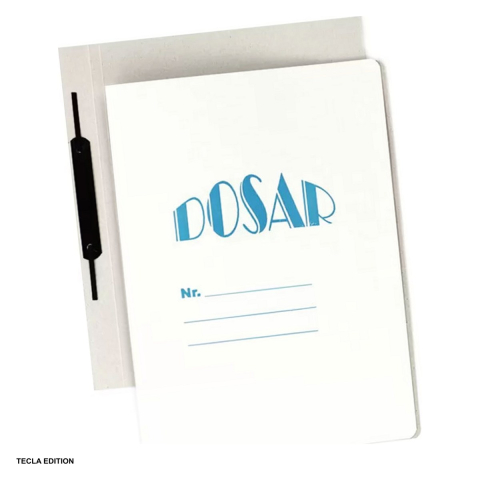 Dosare carton - Dosar carton Gold, sina, 230 g/mp, alb, 230x316 mm