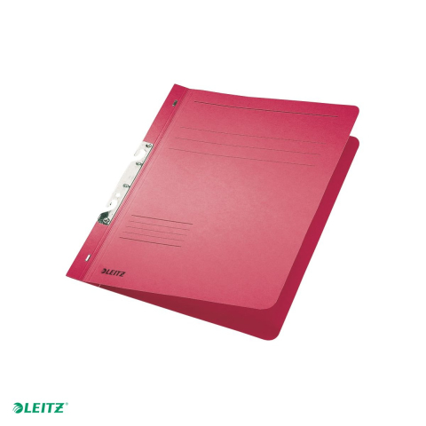 Dosar cu sina Leitz 1/1, carton, A4, incopciat, capacitate 170 coli, pentru arhivare, rosu [3]