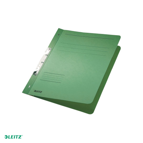Dosar cu sina Leitz 1/1, carton, A4, incopciat, capacitate 170 coli, pentru arhivare, verde [3]