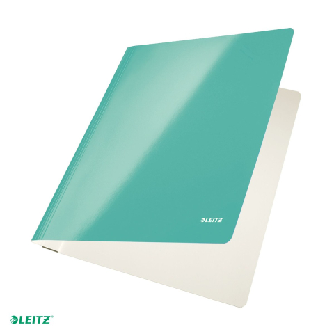 Dosar cu sina Leitz WOW, carton laminat, A4, capacitate 250 coli, pentru arhivare, turcoaz [4]
