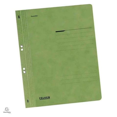 Dosare carton - Dosar Exacompta Falken A4, din carton, capse 1/1, 250 g/mp, verde