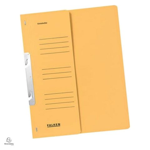 Dosare carton - Dosar Exacompta Falken A4, din carton, incopciat 1/2, 250 g/mp, natur, 240x305 mm