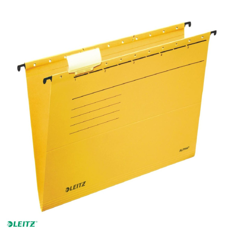 Dosar suspendabil Leitz Alpha, carton, A4, pentru arhivare, galben [3]