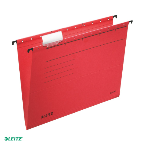 Dosar suspendabil Leitz Alpha, carton, A4, pentru arhivare, rosu [3]