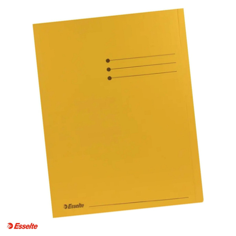 Dosare carton - Dosar tip plic Esselte, carton, A4, capacitate 250 coli, pentru arhivare, galben