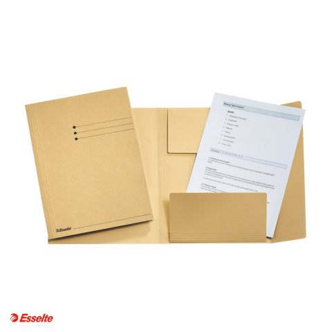 Dosar tip plic Esselte, carton, A4, capacitate 250 coli, pentru arhivare, kraft [3]