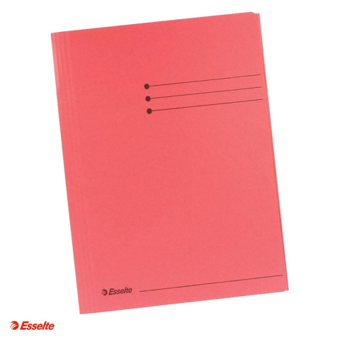 Dosare carton - Dosar tip plic Esselte, carton, A4, capacitate 250 coli, pentru arhivare, roz