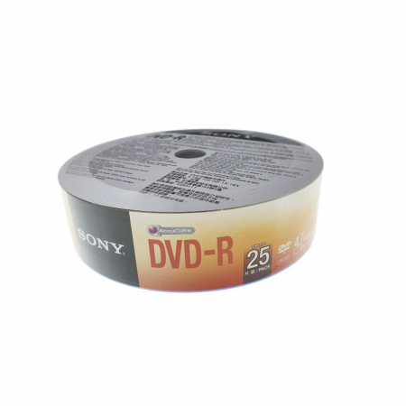 DVD-R inscriptibil - DVD-R 4.7 Gb, 16X, Sony, set 25 bucati