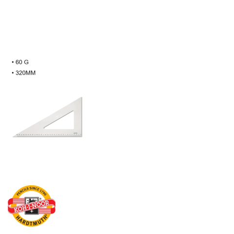 ECHER 60 GRADE 320MM TRANSPARENT KOH-I-NOOR [2]