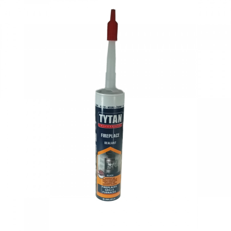 Etansanti si siliconi - Etansant pentru seminee si cuptoare, 280ml, Fireplace sealant Tytan Professional 18024, negru