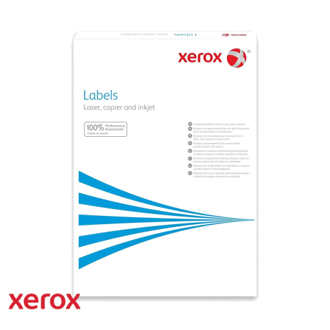Etichete - Etichete autoadezive Xerox, format A5 (210 x 148.5 mm), 2 etichete/coala, compatibile laser/inkjet, pentru etichetare pachete si mailing, 100 coli/top