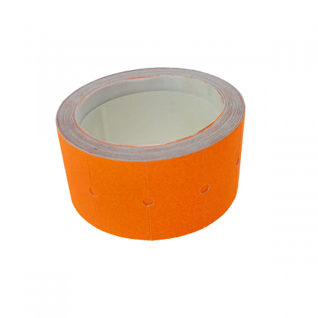 Etichete - Etichete de pret autoadezive 22x12mm, la rola de 12g, portocaliu fluorescent