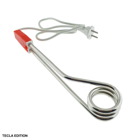 Electrocasnice mici bucatarie - Fierbator electric tip termoplonjon, 1200W, pentru incalzire rapida apa, utilizare camping si casnic, din otel inoxidabil cu maner ergonomic ABS