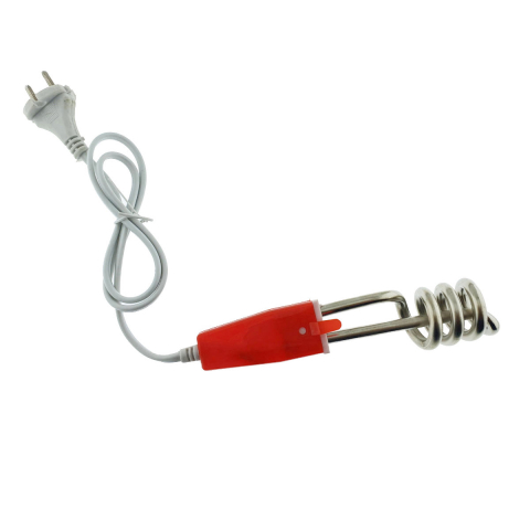 Electrocasnice bucatarie - Fierbator electric tip termoplonjon, 500W, cu indicator LED, pentru incalzire si fierbere apa, utilizare camping si birou, design spiralat si compact
