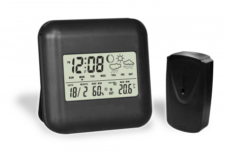 Masurare temperatura - Statie Meteo Fiesta Lcd, Indoor,Outdoor,Wireless Black [42292] - FSTT03