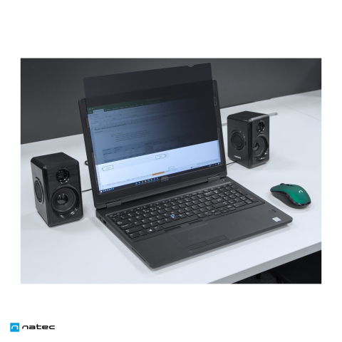 Filtru de confidentialitate Natec OWL pentru monitor 23,8 inch, format 16:9, tehnologie micro-louver, unghi de vizualizare 30 de grade, fata mata si fata lucioasa, transparent, NFP-1477 [5]