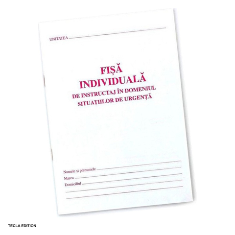 Formulare tipizate - Fisa individuala PSI, ISU, A5, 8 file