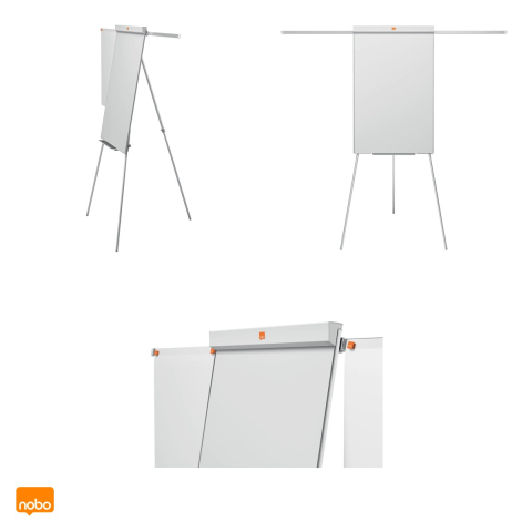 Flipchart magnetic Nobo Classic Nano Clean cu trepied si brate laterale, 69x100 cm [4]