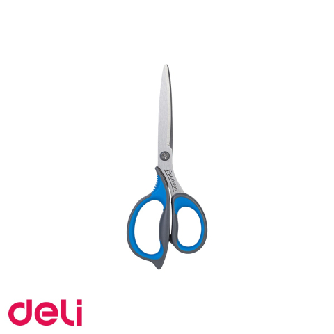 Foarfece si cuttere - Foarfeca de birou Deli, lama din otel inoxidabil 21cm, grip confortabil, pentru uz zilnic la birou