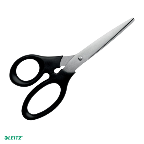 Unelte de mana - Foarfeca de birou Leitz din otel inoxidabil, 18.5 cm, negru